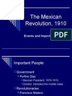 The Mexican Revolution, 1910