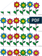 Free - Bees and Flowers ABC Match