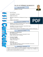 JUAN GUTIÉRREZ Curriculum