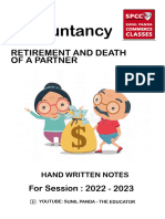 Class 12th - Retirement or Death of A Partner