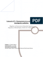 Planteamiento de Un Problema de Investigación Cualitativo.