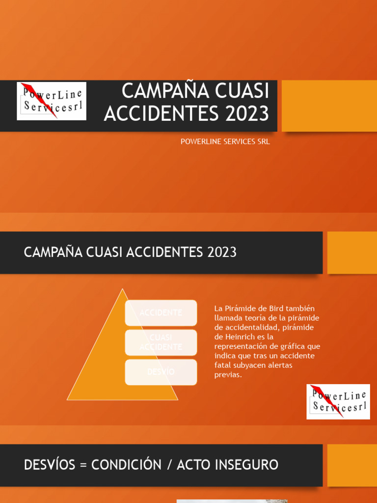 Campaña Cuasi Accidentes 2023 | PDF
