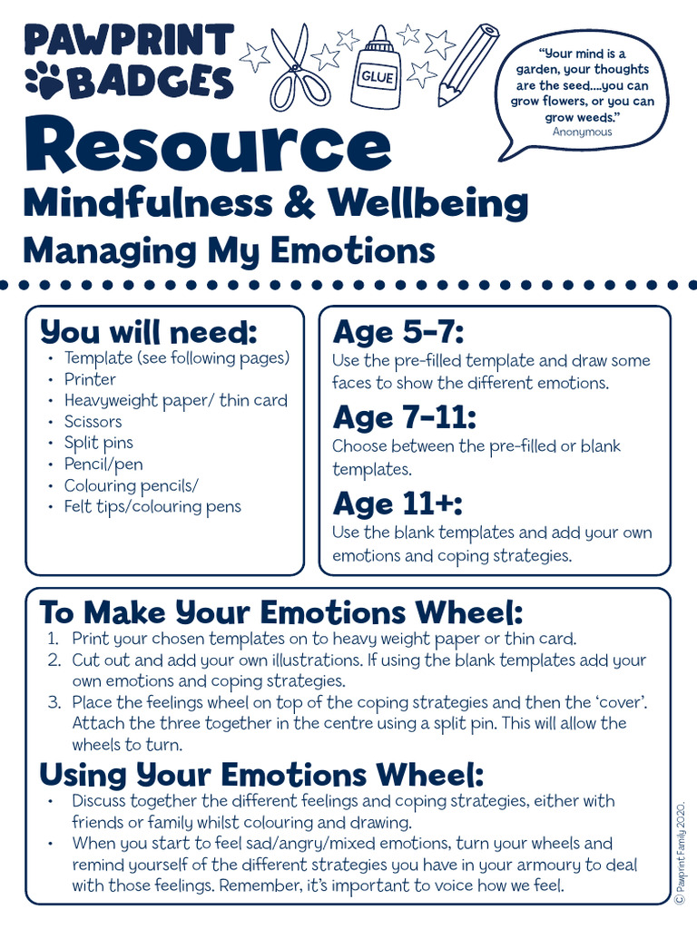 Coping Strategies Wheel | PDF