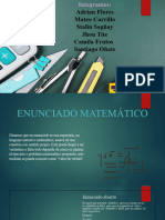 Presentación Enunciado Matemático 2