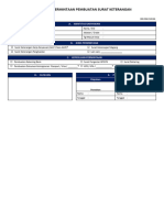 Formulir Permohonan Surat Keterangan.