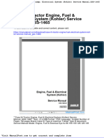 Case Ih Tractor Engine Fuel Electrical System Kohler Service Manual Gss 1465