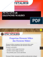 Pengantar Ekonomi Makro