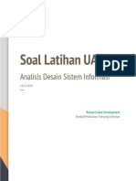 Soal Latihan Uas Analisis Desain Sistem Informasi 2020