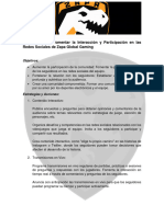 Estrategia para Fomentar La Interacción y Participación en Las Redes Sociales de Zapa Global Gaming