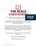 Scale Cheat Sheet