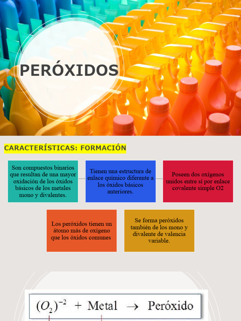 Características y Formación de Peróxidos | PDF