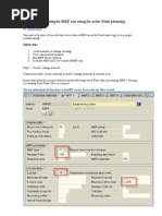 MRP Reorder Point Planning