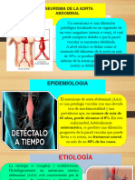 ANEURISMA DE LA AORTA ABDOMINAL Ok