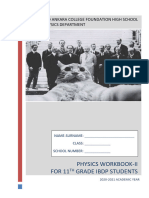 PHYSICS WORKBOOK-II FOR 11TH GRADE IBDP STUDENTS - TED ANKARA COLLEGE FOUNDATION HIGH SCHOOL PHYSICS DEPARTMENT - Anna's Archive