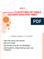 Các nhân tố quyết định S in LICs