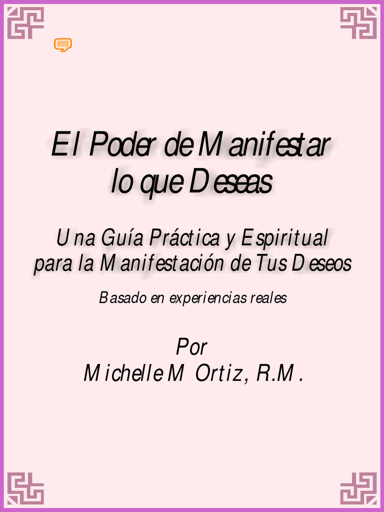El Poder de Manifestar Lo Que Deseas | PDF