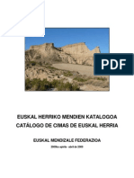 Euskal Herriko mendien katalogoa-Catálogo de cimas de Euskal Herria
