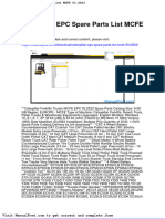 Caterpillar Epc Spare Parts List Mcfe 03 2023