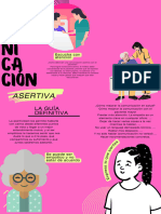 Documento A4 Comunicación Asertiva, Estilo Infografía e Ilustrativo, Blanco y Negro y Lima