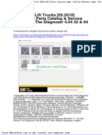 Caterpillar Lift Trucks 05 2019 Mcfa Epc Parts Catalog Service Manuals The Diagnozer 4-04-32 64 Bit Bit