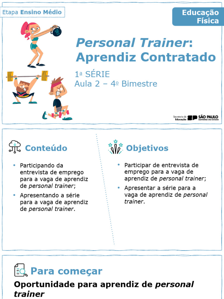 Aula 2 - 4o Bimestre | PDF | Carreira e Crescimento