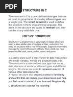 Structure in C