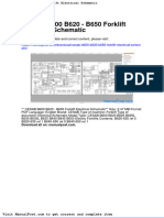 Cesab b600 b620 b650 Forklift Electrical Schematic