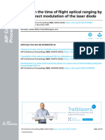 Study On The Time of Flight Optical Ranging by Using Direct Modulation of The Laser Diode