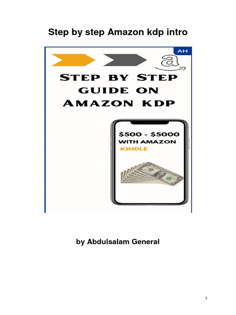 Amazon KDP Guide for Beginners | PDF | Books | Self Publishing