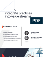 How To Integrate Practices Into Value Streams