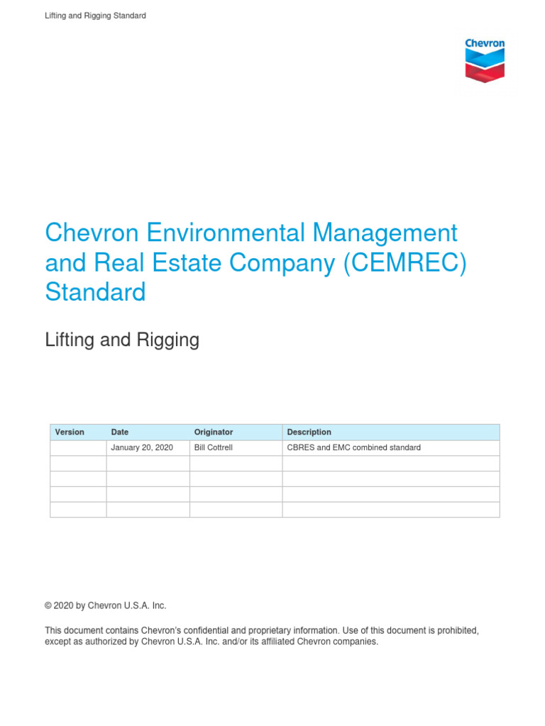Lifting and Rigging Standards Overview | PDF | Business | Technology ...