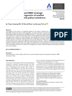 Yang Et Al 2020 Ijv S Political Ties and R D Strategy Asymmetric Contingencies of Market Versus Governmental Policy