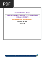 TEP - Web and Mobile Security Upgrade and Enhancements - Performance - SummaryReports - 50users - Sep - Release