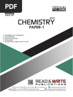 Olevel Chemistry 5070 Complete Notes | PDF | Science & Mathematics