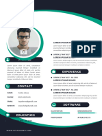 Colorful CV Resume Template