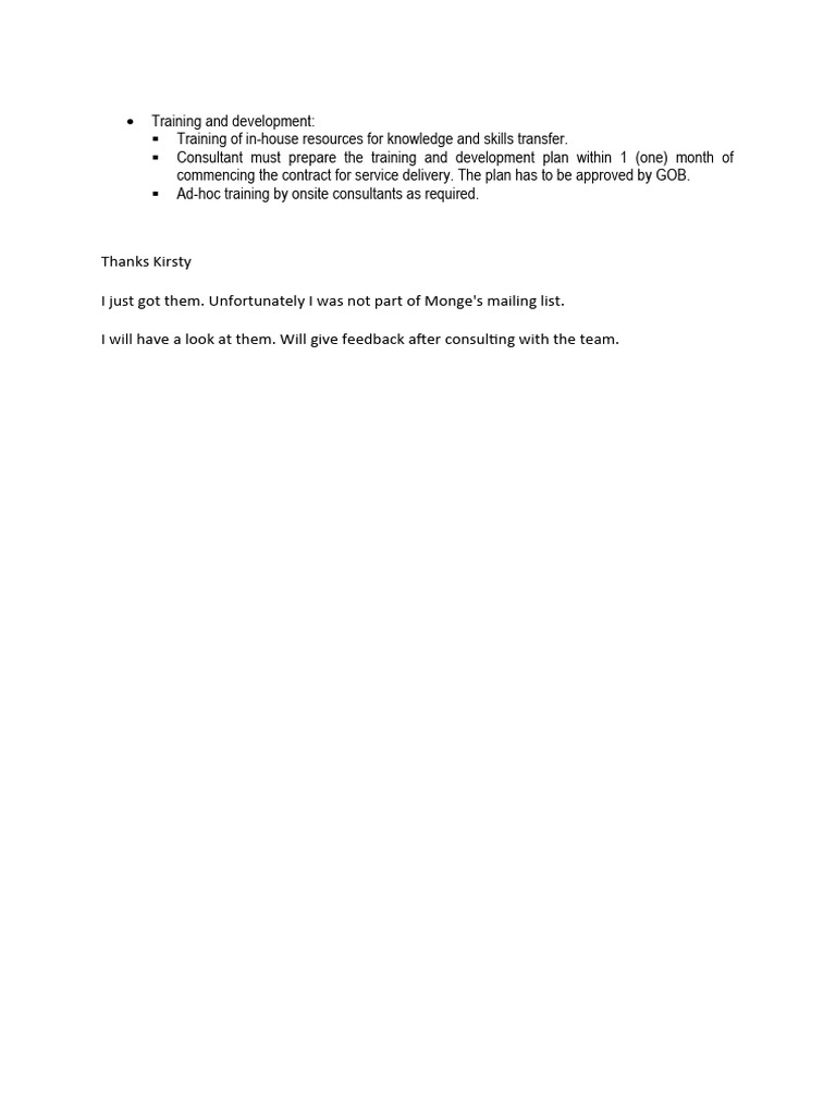 Training and Development | PDF