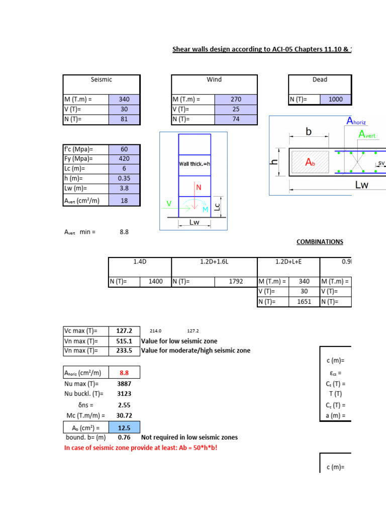 Shear Walls Design 04-12-09 | PDF