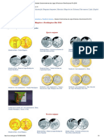 Moedas Comemorativas dos Jogos Olímpicos e Paralímpicos Rio 2016