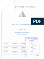 CCD-DP-006 - Claims Management – (Subcontracts)