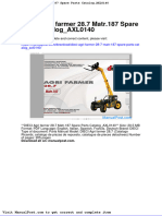 Dieci Agri Farmer 28 7 Matr 187 Spare Parts Catalog Axl0140