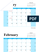 2024 Word Calendar Template Large Boxes 13