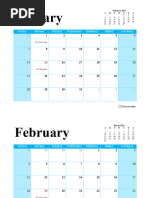 2024 Monthly Planner Template Word 12 | PDF | Festival | Holidays