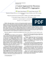 Risk-Aware Control Approach For Decision-Making System of A Shared Evs Aggregator