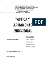 Táctica individual y armamento