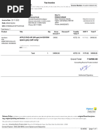 Flipkart Laptop Invoice