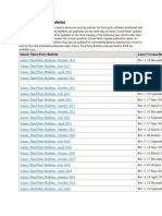 Solaris Third Party Bulletins