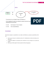 Test de Conformité de Moyennes