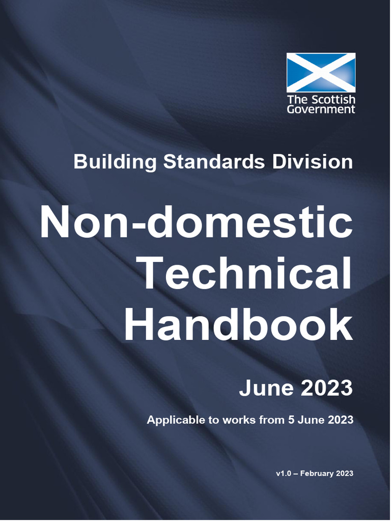 2023 Non-Domestic Technical Handbook | PDF | Building Code | Building