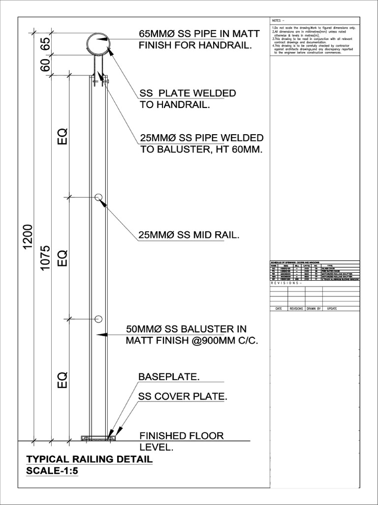 16 20 E7 Esr Taloja B06 Standard TD Railing Det PDF | PDF