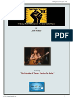 By Jamie Andreas: "The Principles of Correct Practice For Guitar"